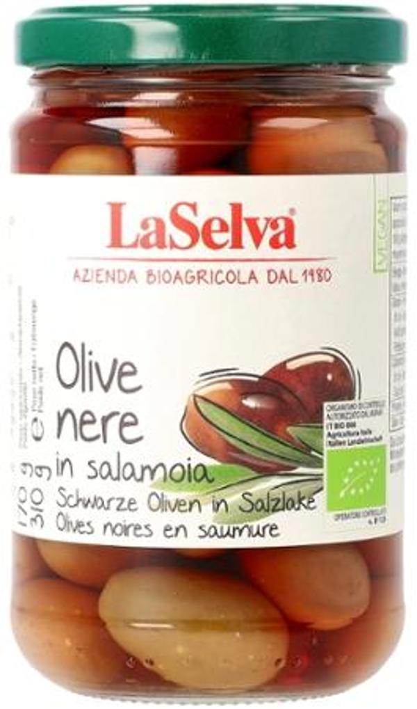 Produktfoto zu Oliven nere mit Stein 310g