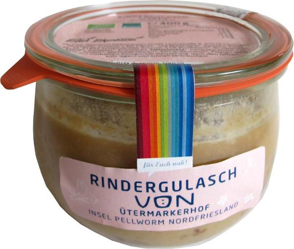 Produktfoto zu Rindergulasch 400g VON