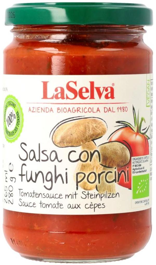 Produktfoto zu Tomatensauce mit Steinpilzen 280g