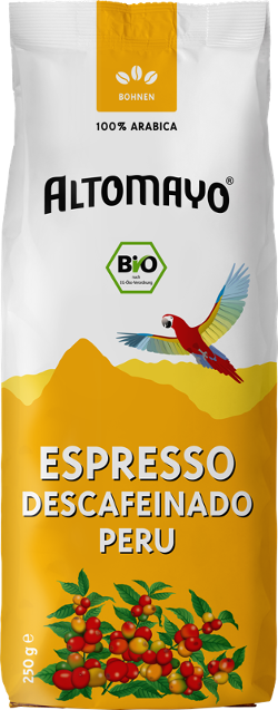 Espresso Bohnen entkoffeiniert 250g