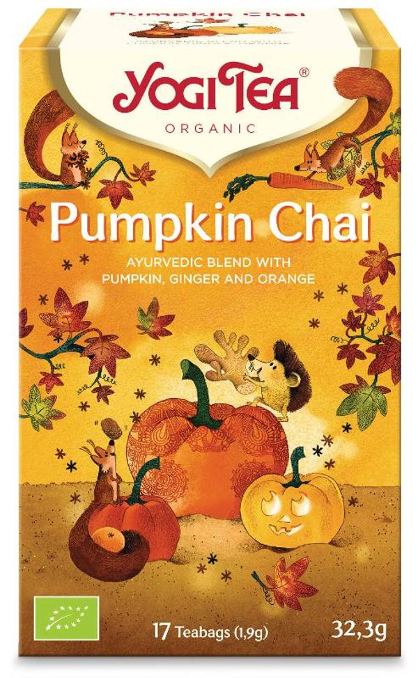 Produktfoto zu Yogi Tee Pumpkin Chai 17 Teebeutel