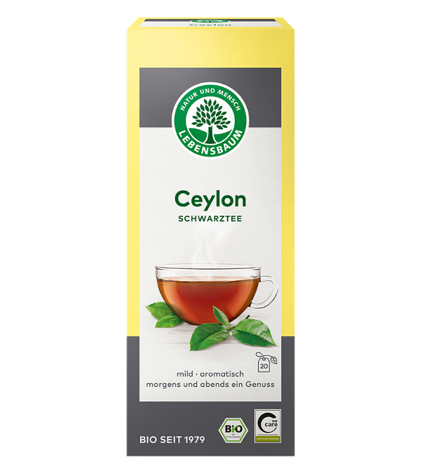 Produktfoto zu Schwarztee Ceylon 20 Teebeutel