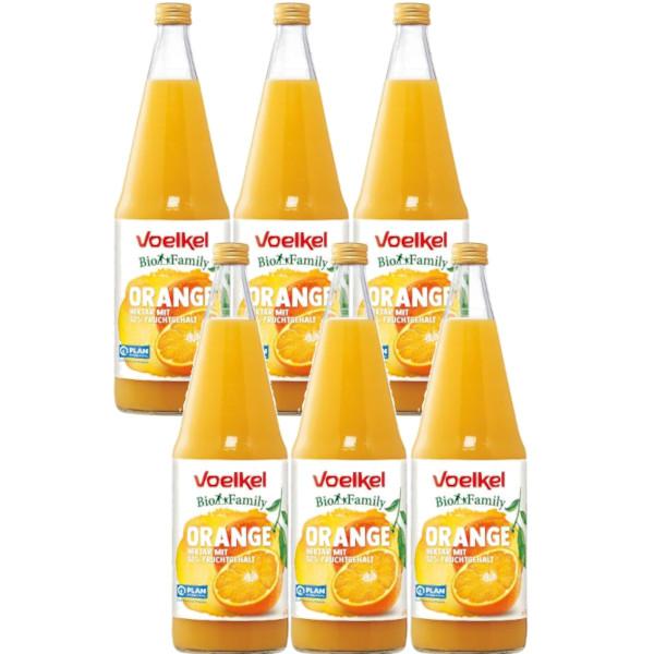 Produktfoto zu Kiste Family Orange-Saft 6*1l