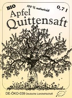 Kiste Apfel-Quittensaft 6*0,7l