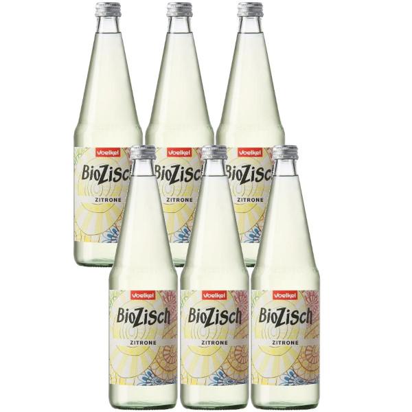 Produktfoto zu Kiste BioZisch Zitrone 6*0,7l