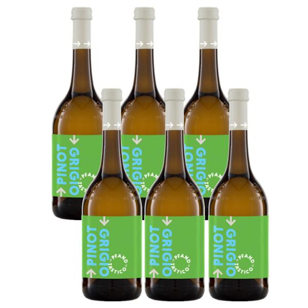 Produktfoto zu Kiste PFANDtastico Pinot Grigio IGT 2023 6*0,75l