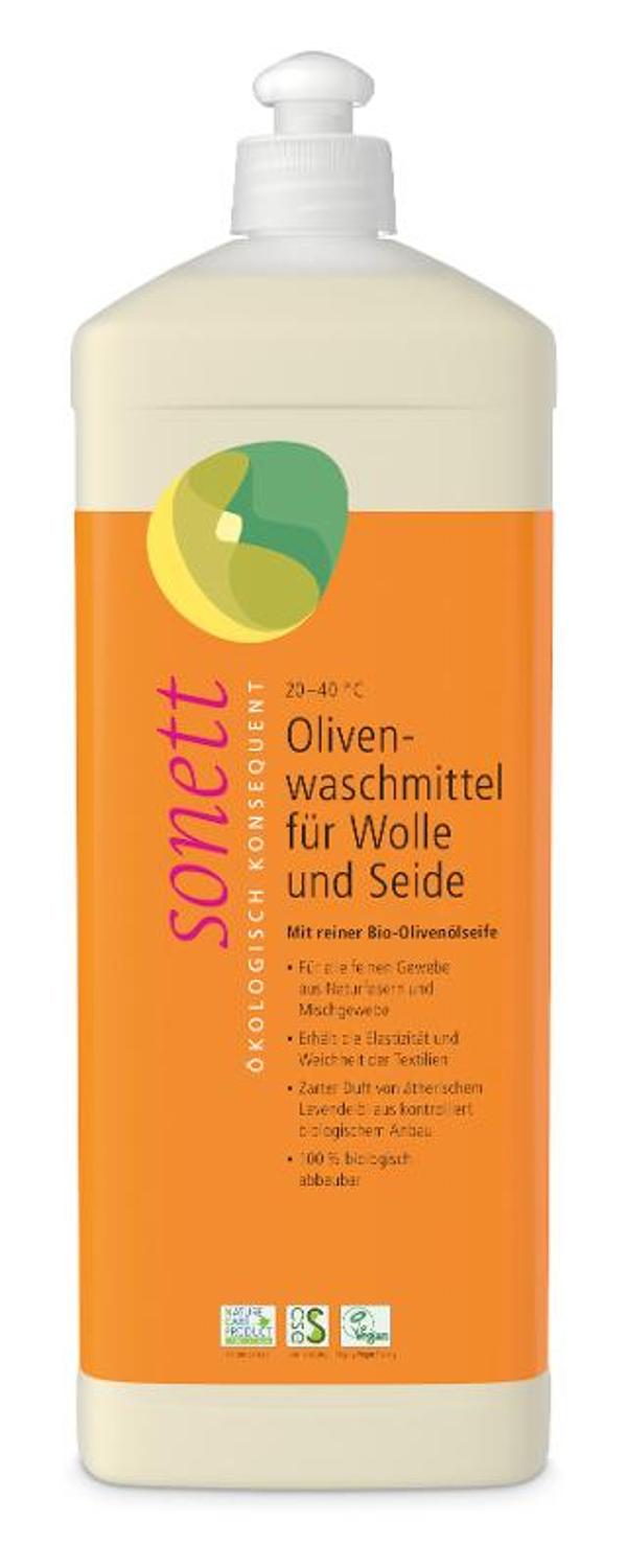 Produktfoto zu Oliven Waschmittel für Wolle und Seide 1l