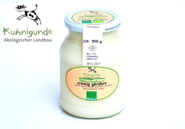Produktfoto zu Joghurt natur gerührt 3,7% 500g