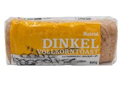 Dinkel-Vollkorn-Toast vom Backhaus 500g