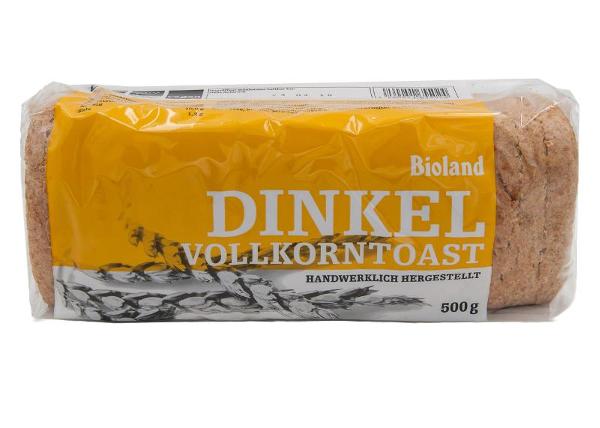 Produktfoto zu Dinkel-Vollkorn-Toast vom Backhaus 500g