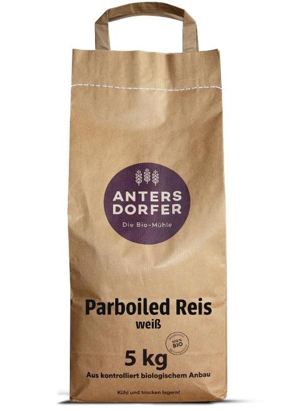 Produktfoto zu Parboiled Reis weiß 5kg-Sack