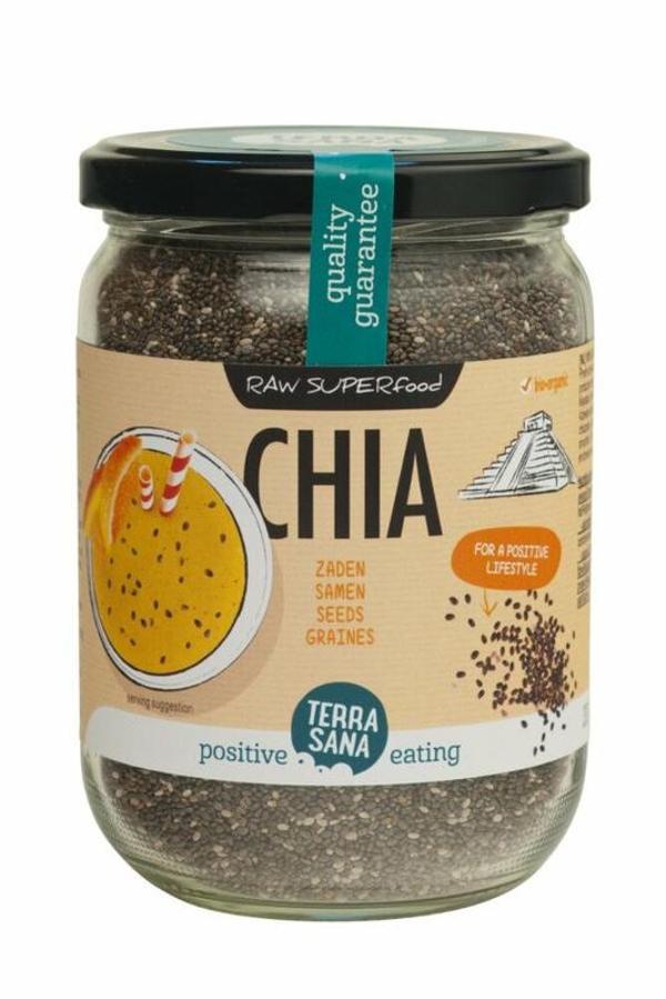 Produktfoto zu Chia-Saat schwarz im Glas 330g