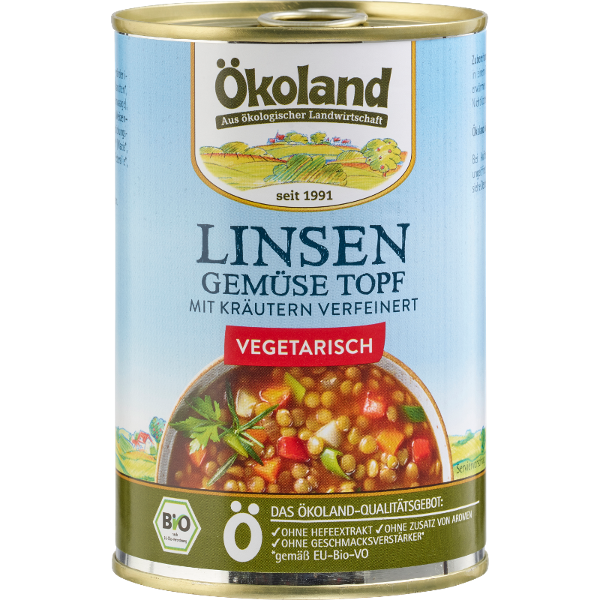 Produktfoto zu Linsen-Gemüse-Topf 400g