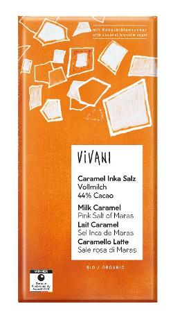 Schokolade Caramel Inka Salz 80g