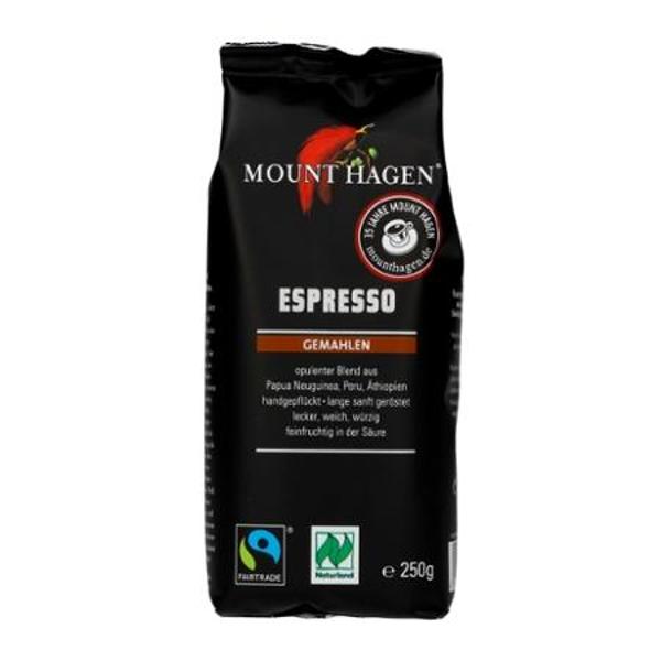 Produktfoto zu Espresso gemahlen Mount Hagen 250g