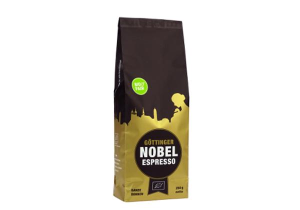 Produktfoto zu Göttinger Nobel Espresso 250g ganze Bohne