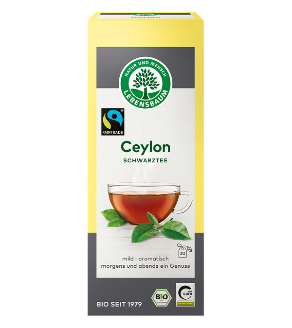 Produktfoto zu Schwarztee Ceylon 20 Teebeutel