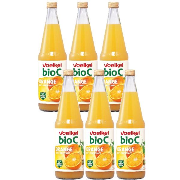 Produktfoto zu Kiste Bio-C Orangensaft 6*0,7l Kiste