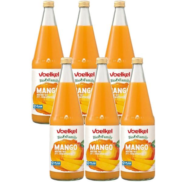 Produktfoto zu Kiste Family Mango-Saft 6*1l