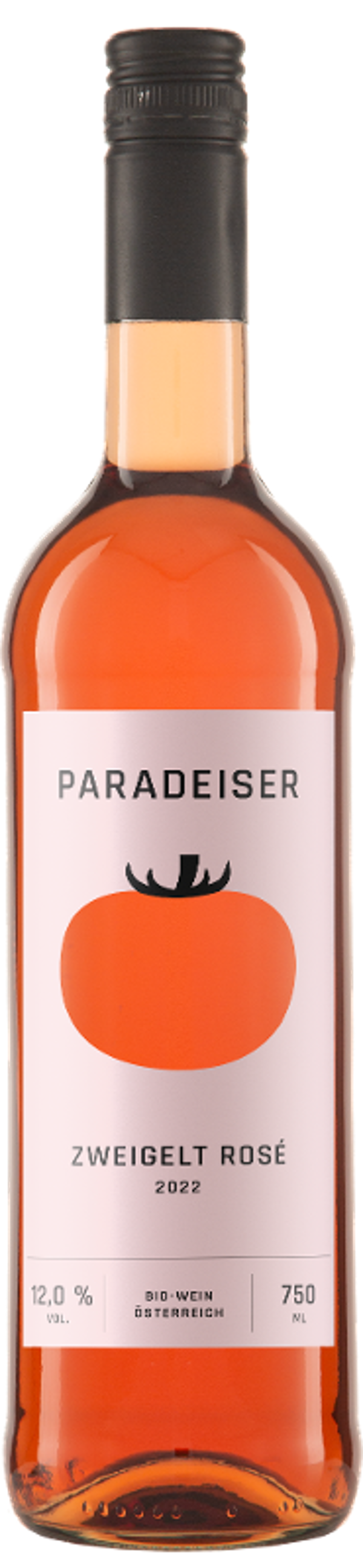 Produktfoto zu Kiste Zweigelt Rosé "Paradeiser" 6*0,75l