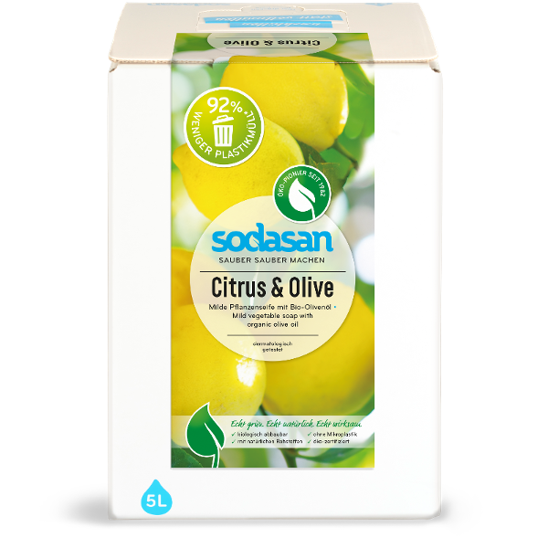 Produktfoto zu Flüssigseife Citrus Olive 5l