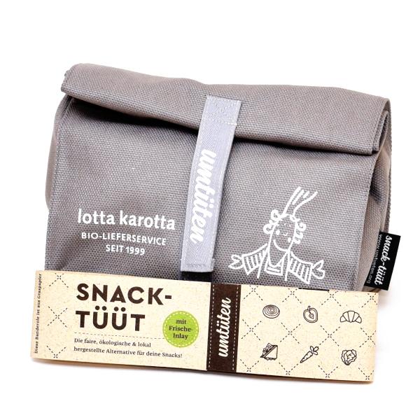 Produktfoto zu Snack Tüüt "Lotta" in grau