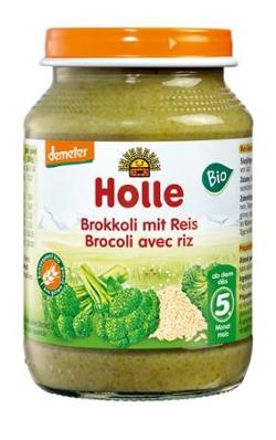 Baby-Gläschen Broccoli mit Vollkornreis 6 Gläser à 190g