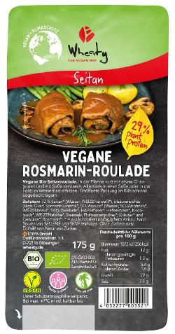 Veganbratstück Rosmarin-Roulade