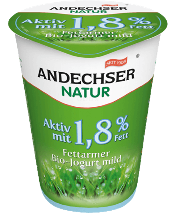 Produktfoto zu Joghurt mild 1,8% BIO 500g