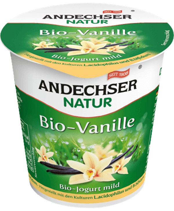 Produktfoto zu Joghurt mild Vanille BIO, 150g