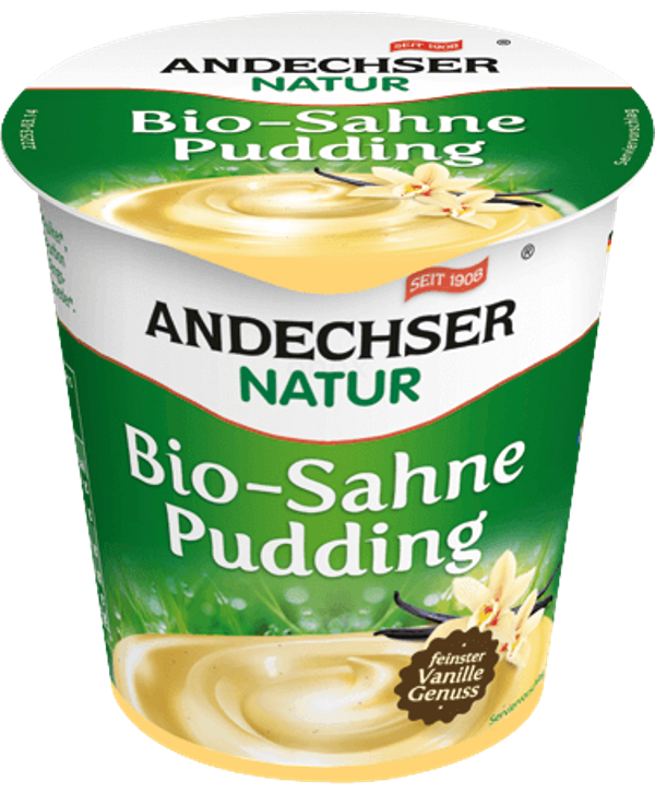Produktfoto zu Sahne Pudding Vanille BIO