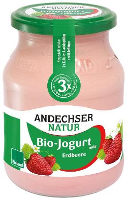Joghurt Erdbeere, 500ml Glas