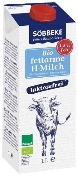 Lactosefreie Bio H-Milch 1,5%