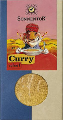 Curry scharf, gemahlen