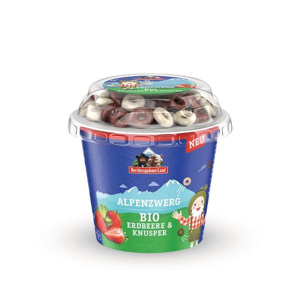 Produktfoto zu Alpenzwerg Erdbeere&Knusper Joghurt