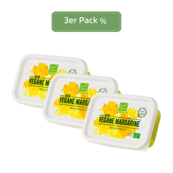 Produktfoto zu 3er Pack - Landkrone Bio Vegane Margarine