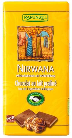 Nirwana Milchschokolade mit Praliné-Füllung