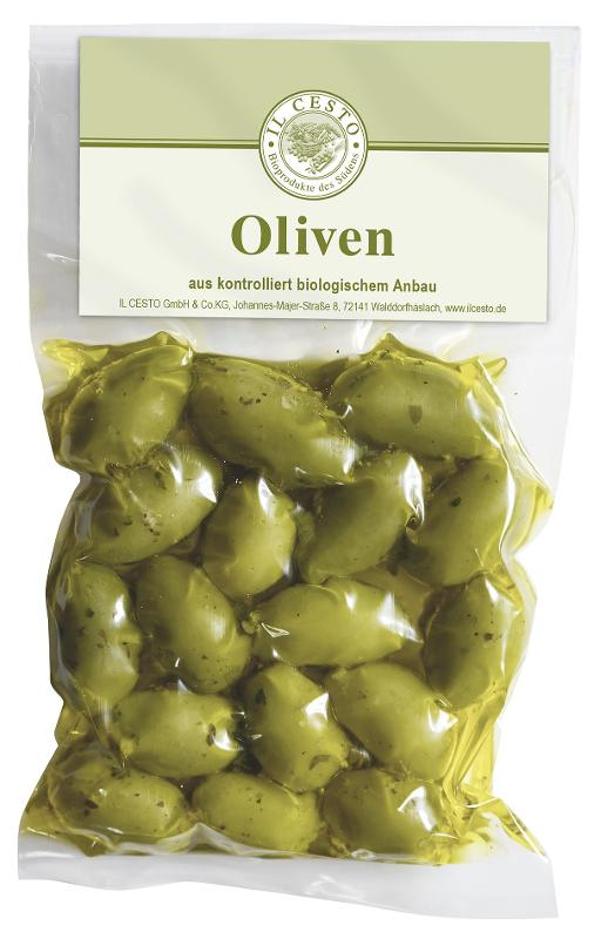 Produktfoto zu Ital. Bella Oliven grün marin.