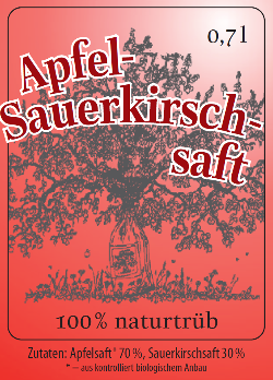 BIO-Apfel-Sauerkirschsaft