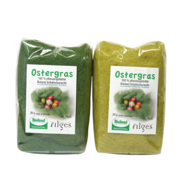 Produktfoto zu Ostergras aus Schafwolle