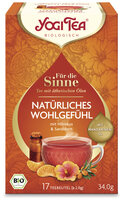 Yogi Tea® Bio Kräutertee, Für die Sinne, Natürliches Wohlgfühl, Mandarinenöl