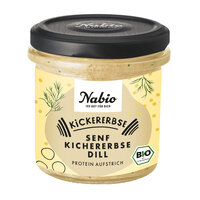 Nabio Protein-Aufstrich Kickererbse Senf Kichererbse Dill