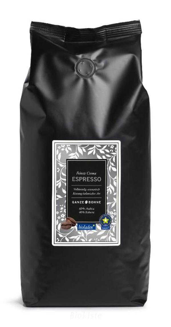 Produktfoto zu Espresso ganze Bohne bioladen 1kg