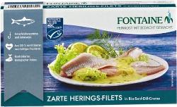 Heringfilets Senf in Dill Creme