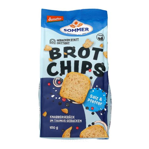 Produktfoto zu Brot-Chips mit Salz & Pfeffer