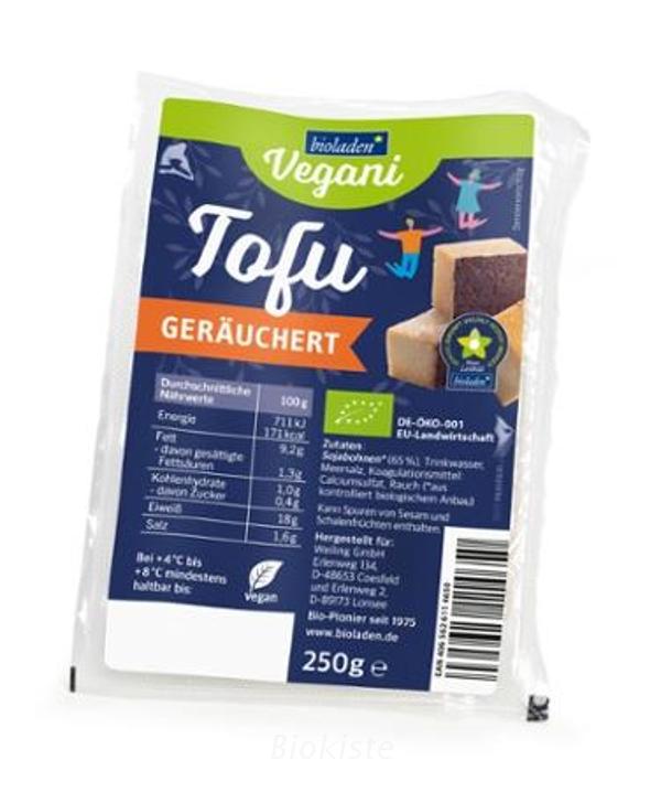 Produktfoto zu Tofu geräuchert, Bioladen (250 g)