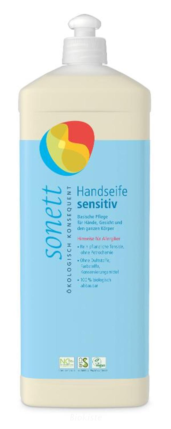 Produktfoto zu Handseife sensitiv Sonett 1 Li.Nachfüllflasche