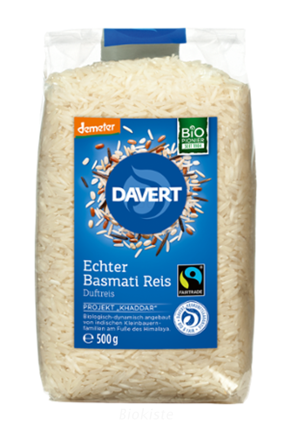 Produktfoto zu Reis Basmati echt, weiß 500g