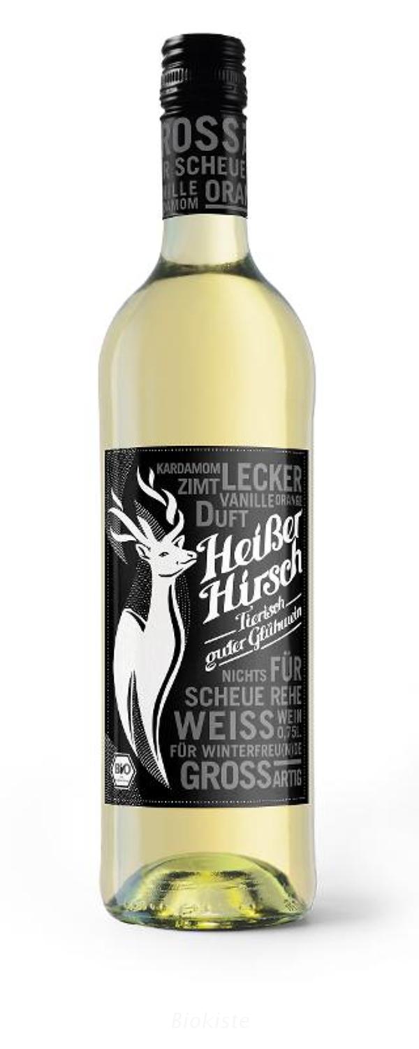 Produktfoto zu Heißer Hirsch weißer Glühwein  0,75 l
