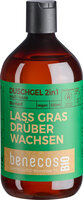 benecosBIO Duschgel 2in1 BIO-Hanf Haut & Haar - LASS GRAS DRÜBER WACHSEN
